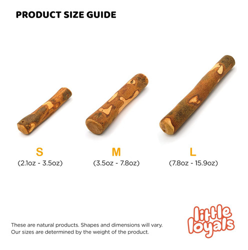 Dog Chew Little Loyals, Madera De Olivo 100% Natural De Prim