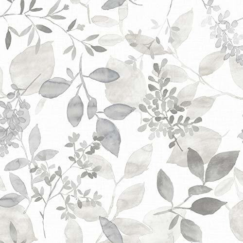 Papel Tapiz - Nuwallpaper Nus3144 Grey Breezy Peel & Stick P