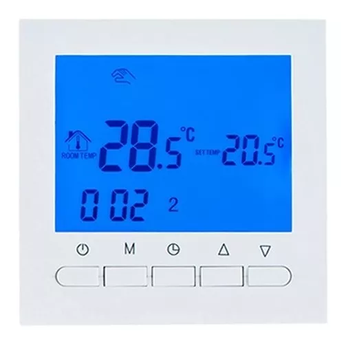 Termostato WiFi Programable Blanco Para Calefacción Blanco