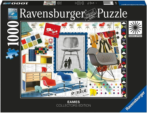 Rompecabezas Puzzle 1000 Eames Design Spectrum Ravensburger