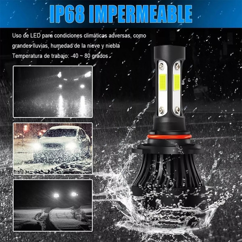 Kit De Focos Led 9005 H11 Para Ford Edge 2015-2020