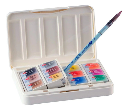 Acaurelas White Nights Animalistics En Estuche X 12 Colores Color Nevskaya Palitra
