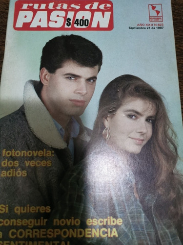 Revista Rutas De Pasión Septiembre 1987