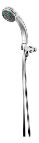 Regadera Teléfono 3' 5 Funciones C/soporte Foset Aqua 2 Pzs Gris