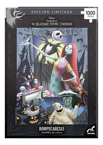 Rompecabezas Jack Skellington Sallly Edicion Limitada
