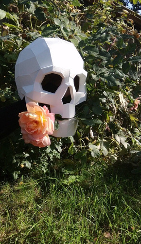 Craneo Para Armar Papercraft Plantillas Fortnite