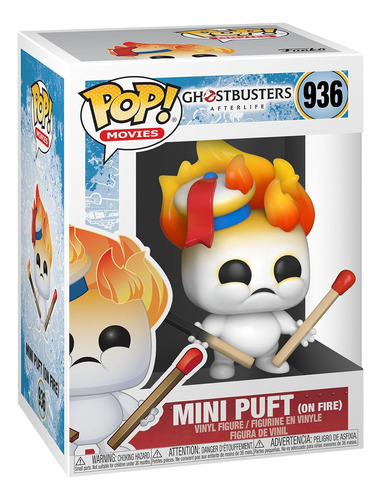 Funko Pop Ghostbusters Afterlife - Mini Puft (on Fire) #936