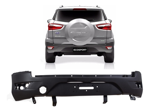 Paragolpe Trasero Ecosport Kinetic 2013 2014 2015 2016 2017