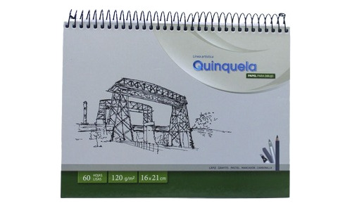 Block De Dibujo De 120g 16x21cm Quinquela