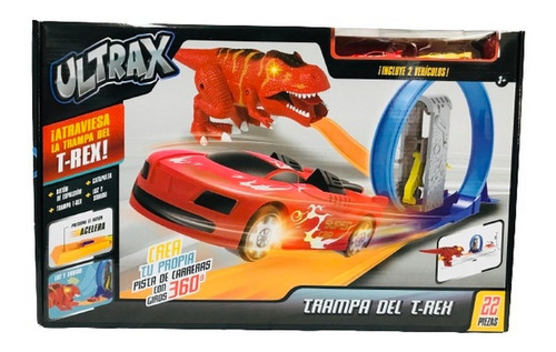 Pista Dinosaurio Con Luz Y Sonid T-rex Track Ar1 2136 Ellobo