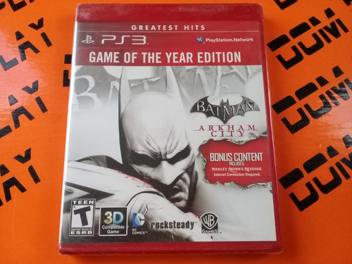 Batman: Arkham City Goty Ps3 Sellado Nuevo Físico  Envíos