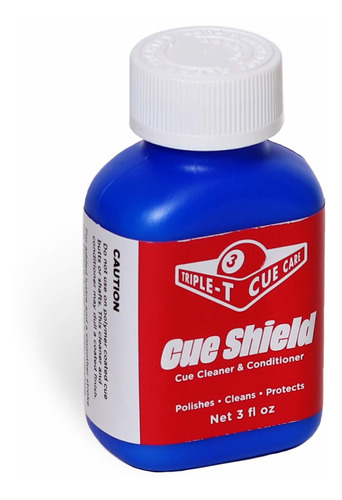 Triple Cue Shield Billar Pool Cueshaft Cleaner Botella 3