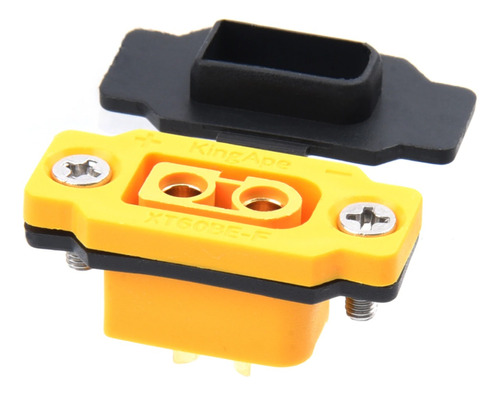 Conector Xt60be-f Chasis + Cobertor Waterproof