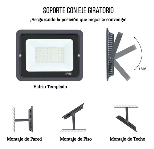 Proyector LED Sensor Movimiento 30W Luz Fría — Serlux