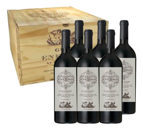 Vino Gran Enemigo Gualtallary Cabernet Franc X6. Quirino 