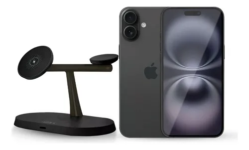 Celular Apple iPhone 16 128 Gb Negro + Regalo Soporte