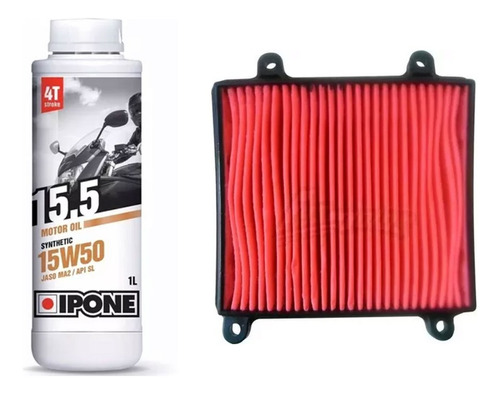 Kit Aceite Ipone + Filtro Aire Xr 125 150 L Honda El Tala