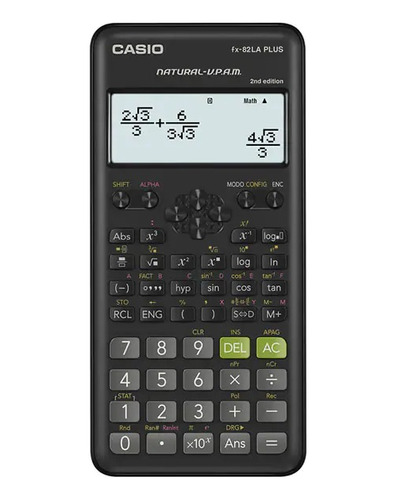 Calculadora Cientifica Casio Fx-82la Plus 2nd Ed. 252f Ent