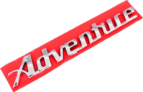 Kit 3 Emblemas Fiat Idea Adventure 1.8 Cromado 2007/2010 8v