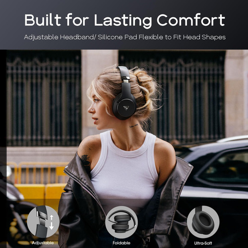 Doqaus Auriculares Bluetooth Inalámbricos Para Colocar Sobre