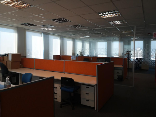 Oficina 580m² . 10 Cocheras. Amoblada Y Equipada. Torre Intecons.