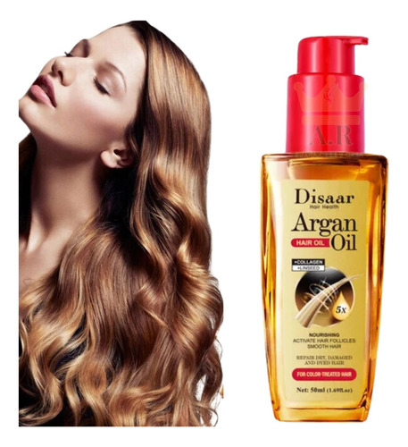 Aceite Capilar Reparador De Argan Nutre Suaviza