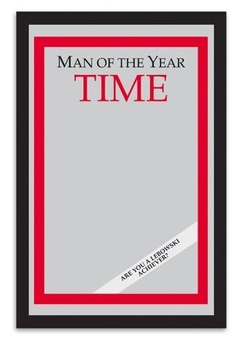 Espejo Revista Man Of The Year Time Big Lebowski 9 X 13 