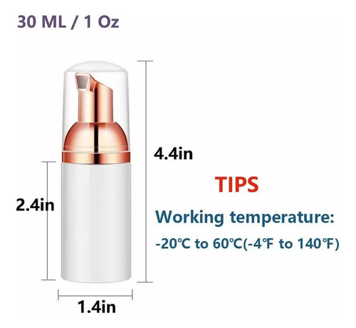 Botellas De Espuma De 30 Ml Dispensador De Jabón