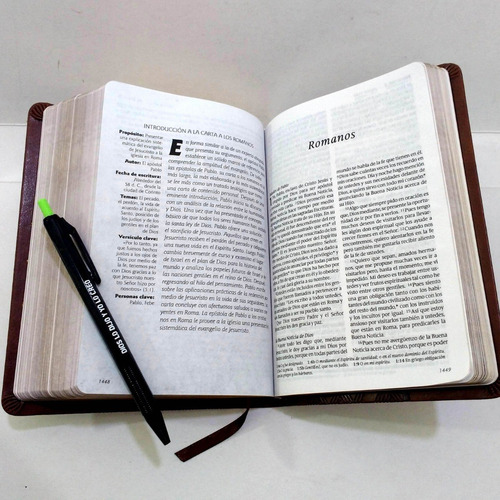 Imagen 8 de 10 de Biblia Ntv Edición Compacta De Letra Grande Senti Piel Café