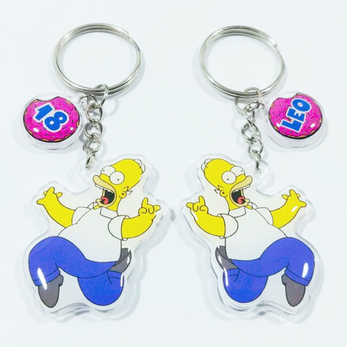 Homero Los Simpsons  Personalizado Cumple, Souvenirs