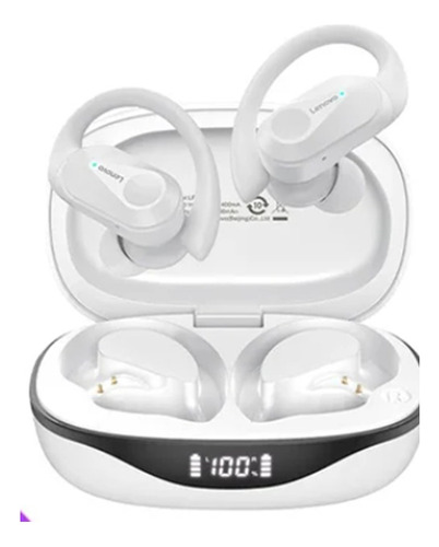 Auriculares Lenovo Lp75 Deportivos Inalámbricos Blancos 