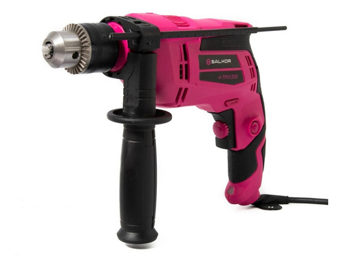 Taladro Atornillador Percutor 600 Watts 13mm Tphr1300 Salkor Color Rosa chicle Frecuencia 50