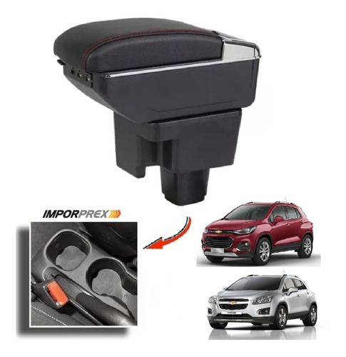 Consola Apoyabrazo- Chevrolet Tracker -6 Usb 2013-2022 Elite