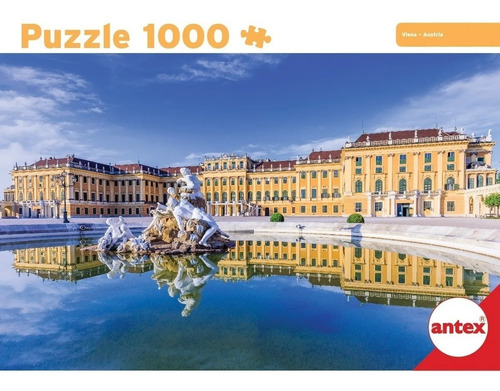Imagen 10 de 10 de Antex Puzzle 1000 Piezas Paisajes Roma Paris Londres