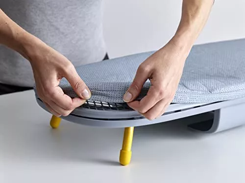  Joseph Joseph Tabla de planchar compacta plegable que ahorra  espacio, gris/amarillo : Hogar y Cocina