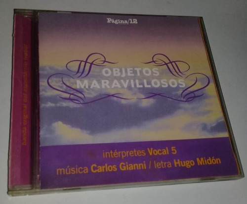 Vocal 5 Carlos Gianni H. Midon Objetos Maravillosos Cd Kktus