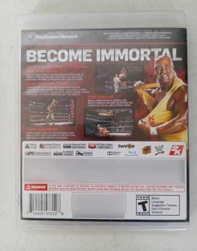 Wwe 2k14 Para Playstation 3 Formato Fisico