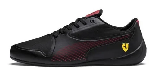 Tenis puma ferrari negro con rojo sales