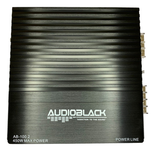 Amplificador Audioblack Ab-100.2 2 Canales 450w Máx Clase Ab
