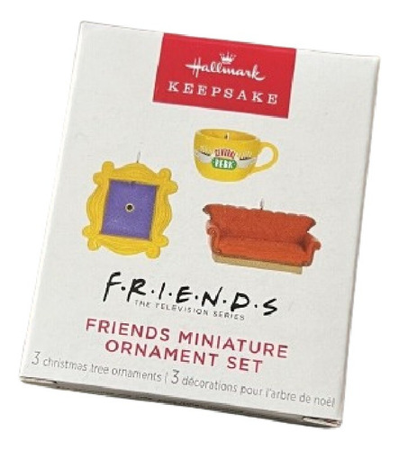 Adornos Arbol Navidad Serie Friends Colgantes Mini Hallmark Color Multicolor