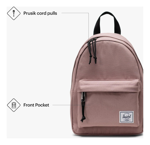 Herschel Supply Co. Herschel Classic Mini Mochila, Rosa Ceni