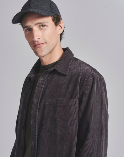 Imagen 3 de 8 de Sobrecamisa Terje, Relaxed Fit, Hombre, Algodón Vison Equus