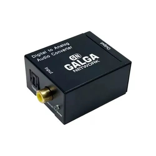 Conversor Adaptador De Audio Digital Óptico A Rca + Cable