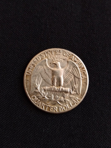 Moneda Estados Unidos Cuartos De Dolar 1963 Plata. J 