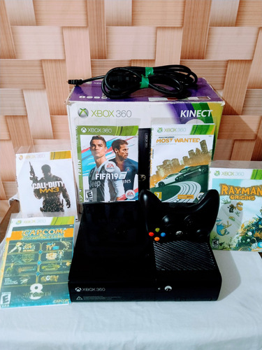 Xbox 360 Slim 4gb Liberado + Jogos Envio Rápido!! Matte Black (Recondicionado)