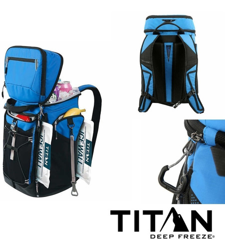 Imagen 4 de 4 de Mochila Cava 26 Latas Capacidad Con Sobres Pared Titan