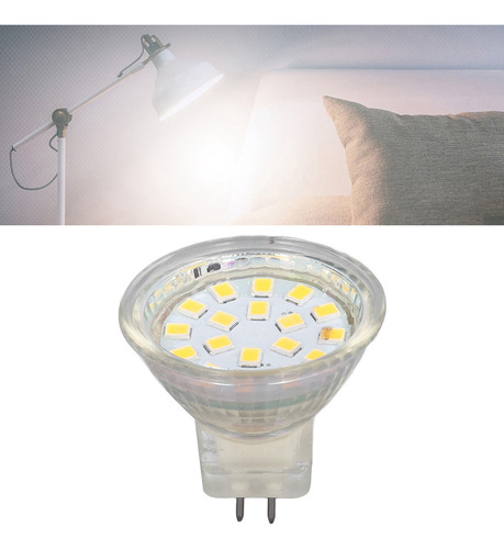 Bombilla Led, 4 Unidades, 18 Mr11, 3 W, 300 Lm, Base De Dobl