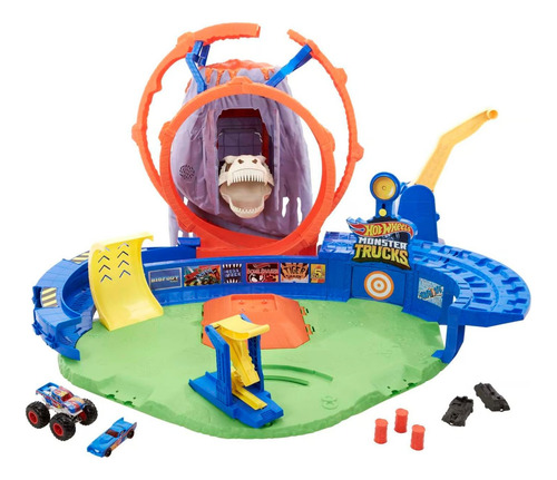 Hot Weels Monster Trucks Volcano Arena Playset Mattel