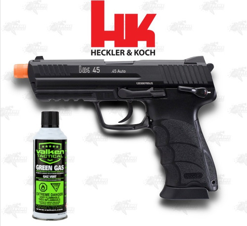 Marcadora Hk 45 Gbb Airsoft Gas Blowback Bbs 6mm Xtreme