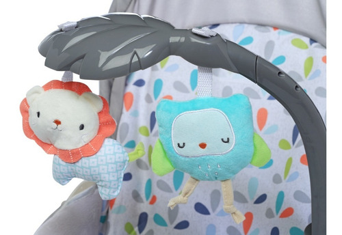 Silla Mecedora Bebe C/ 3 Posiciones Vibracion Y Musica 18 Kg Color Floral